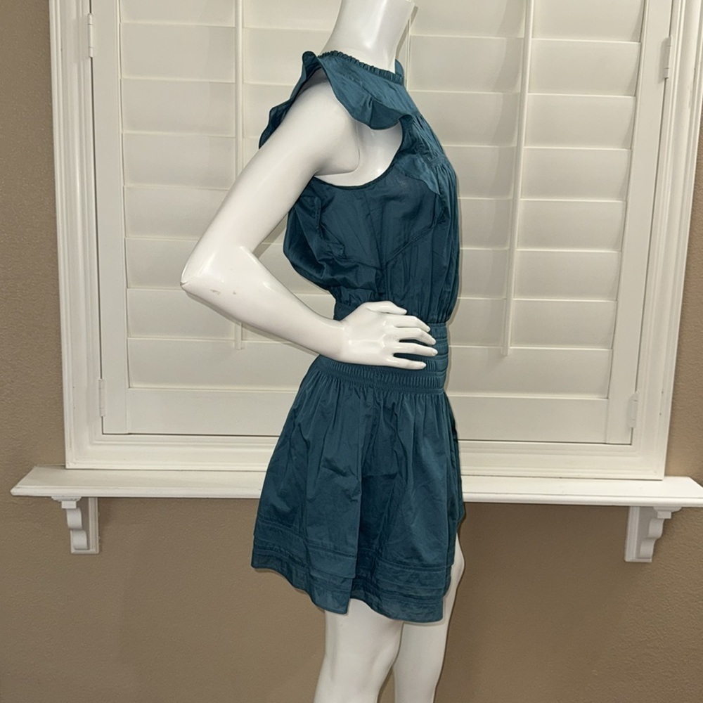 Rails Minnie Flutter Sleeve Mini Dress Lagoon NWT - image 6